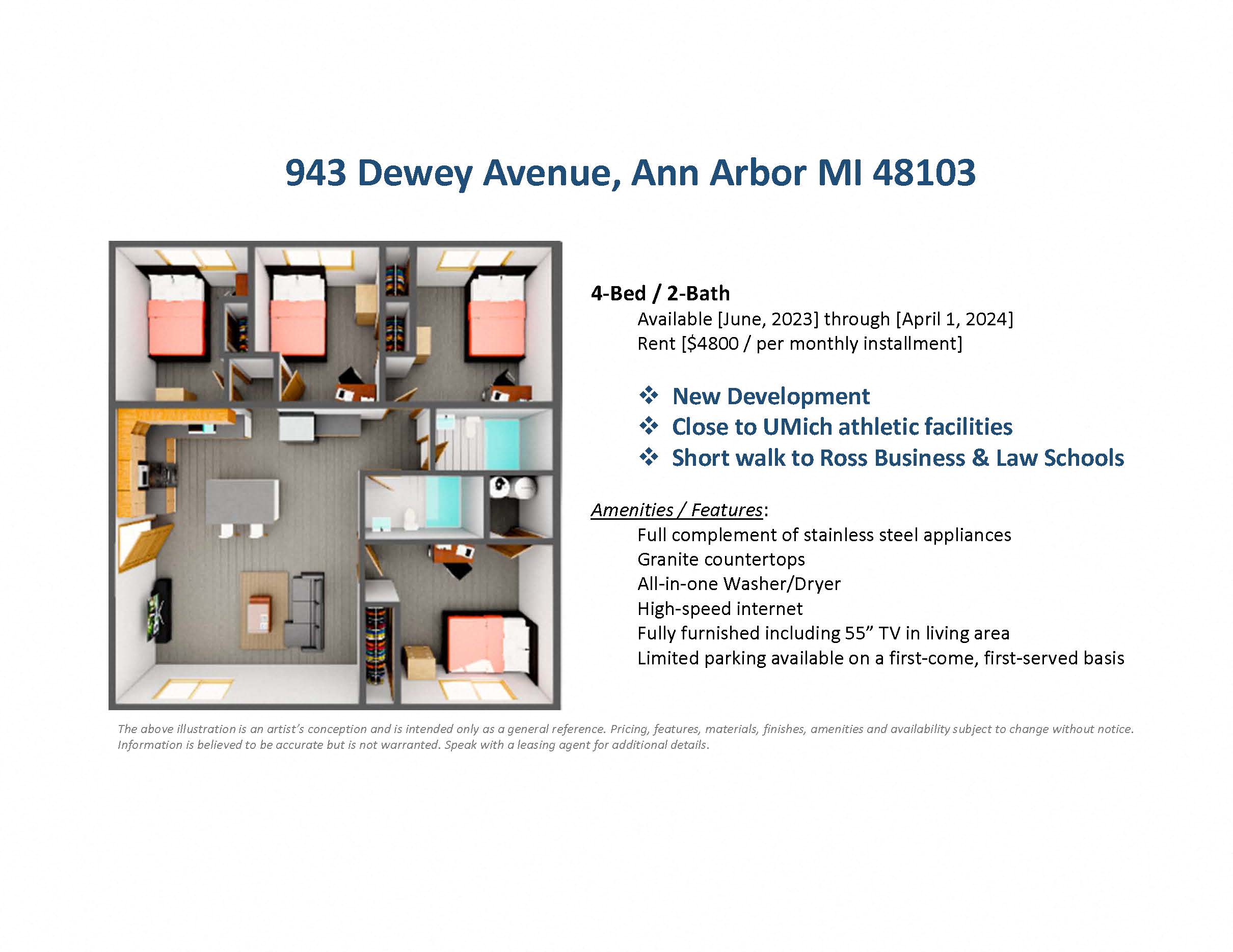 a bed  a bath apartment floor plan